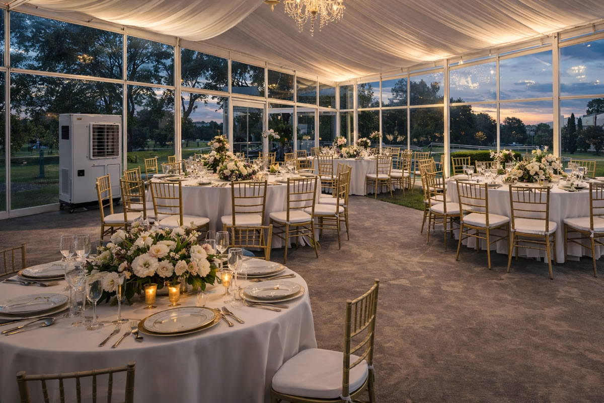 Carpa y estructura para evento especial