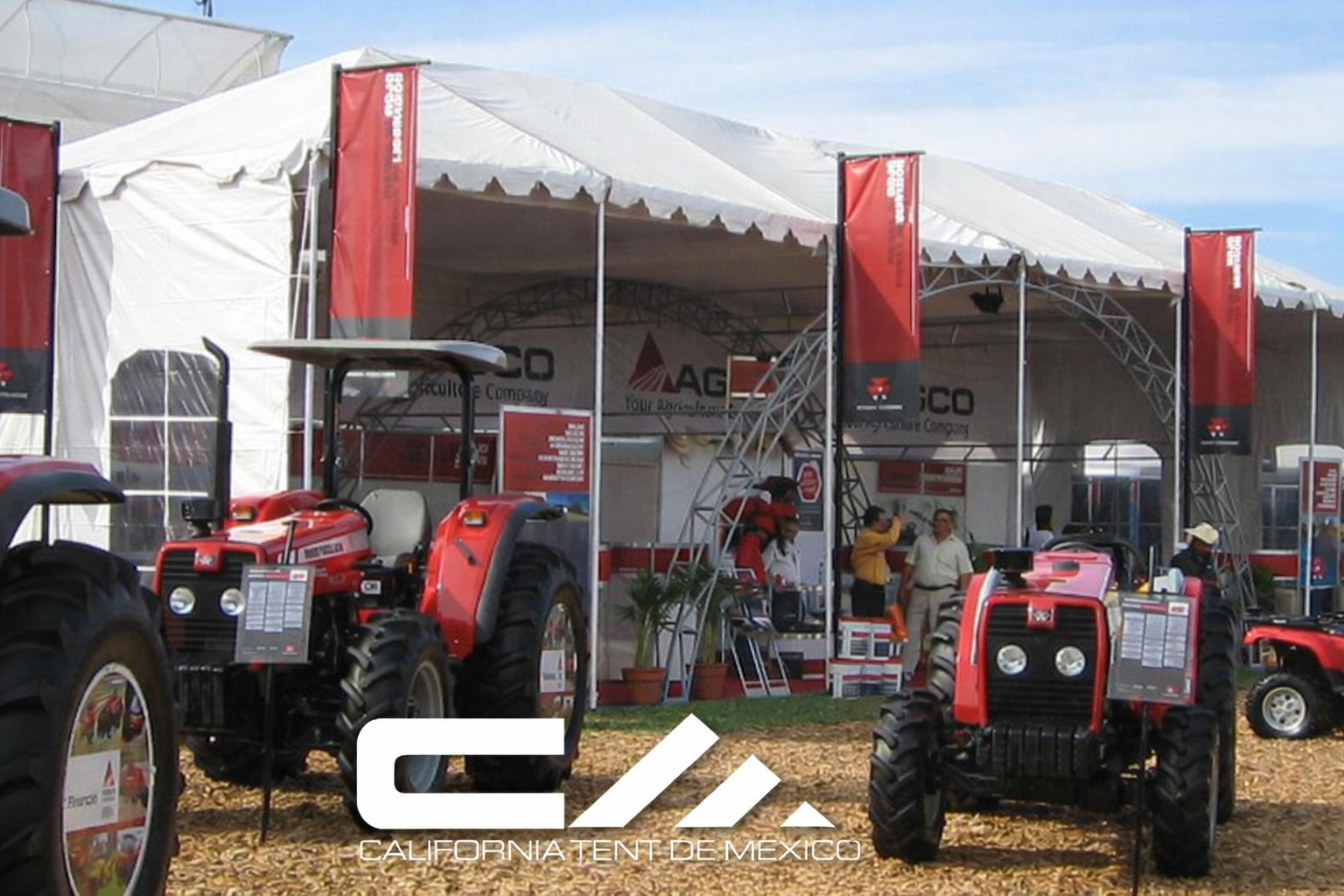 Carpa y montaje para evento corporativo o feria empresarial